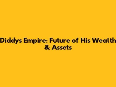Diddy's Empire: Future of His Wealth & Assets