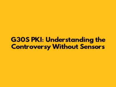G30S PKI: Understanding the Controversy Without Sensors