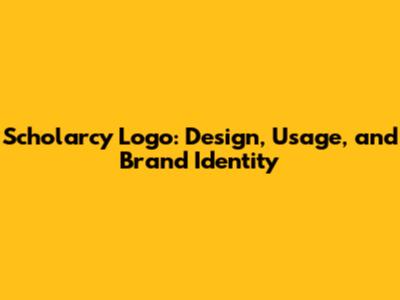 Scholarcy Logo: Design, Usage, and Brand Identity