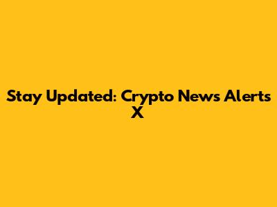 Stay Updated: Crypto News Alerts X