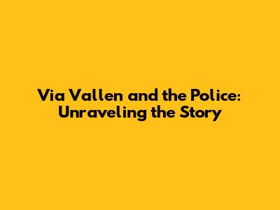 Via Vallen and the Police: Unraveling the Story